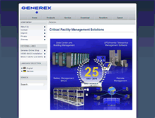 Tablet Screenshot of generex.de